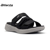Atlanta Hover Let's Walk Sports Sandal | Black