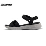 Atlanta Divine Let's Walk Sports Sandal | Black