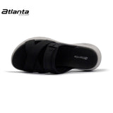 Atlanta Plush Let’s Walk Sports Sandal | Black
