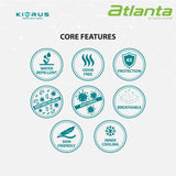 Atlanta X Kivrus 4 Layer Reusable Face Mask (Brush Green)