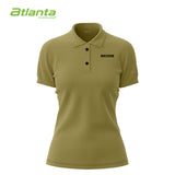 Atlanta Women Polo Tee | Khaki