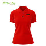 Atlanta Women Polo Tee | Brick