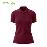 Atlanta Women Polo Tee | Maroon