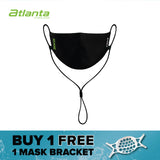 Atlanta X Kivrus 4 Layer Reusable Face Mask (Black)