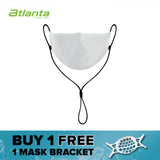 Atlanta X Kivrus 4 Layer Reusable Face Mask (White)
