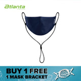 Atlanta X Kivrus 4 Layer Reusable Face Mask (Navy)