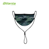 Atlanta X Kivrus 4 Layer Reusable Face Mask (Brush Green)