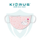 Atlanta X Kivrus 3 Layer Reusable Kids Face Mask | Royal Swan