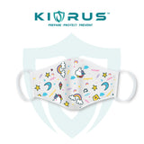 Atlanta X Kivrus 3 Layer Reusable Kids Face Mask | Bovine Unicorn
