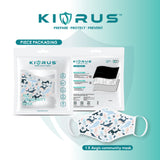 Atlanta X Kivrus 3 Layer Reusable Kids Face Mask | Oceanic Orca