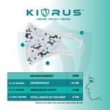 Atlanta X Kivrus 3 Layer Reusable Kids Face Mask | Oceanic Orca