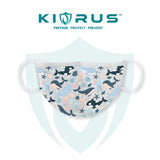 Atlanta X Kivrus 3 Layer Reusable Kids Face Mask | Oceanic Orca