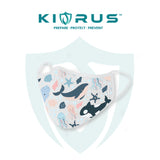 Atlanta X Kivrus 3 Layer Reusable Kids Face Mask | Oceanic Orca