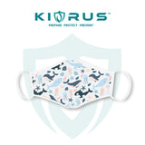 Atlanta X Kivrus 3 Layer Reusable Kids Face Mask | Oceanic Orca