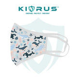 Atlanta X Kivrus 3 Layer Reusable Kids Face Mask | Oceanic Orca