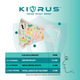 Atlanta X Kivrus 3 Layer Reusable Kids Face Mask | Animal Kingdom