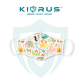 Atlanta X Kivrus 3 Layer Reusable Kids Face Mask | Animal Kingdom