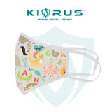 Atlanta X Kivrus 3 Layer Reusable Kids Face Mask | Animal Kingdom