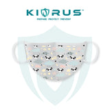 Atlanta X Kivrus 3 Layer Reusable Kids Face Mask | Moonlight Panda