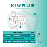 Atlanta X Kivrus 3 Layer Reusable Kids Face Mask | Felidae Kitty