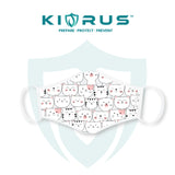 Atlanta X Kivrus 3 Layer Reusable Kids Face Mask | Felidae Kitty
