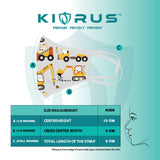 Atlanta X Kivrus 3 Layer Reusable Kids Face Mask | Swivel Crane