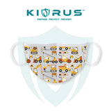 Atlanta X Kivrus 3 Layer Reusable Kids Face Mask | Swivel Crane