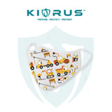 Atlanta X Kivrus 3 Layer Reusable Kids Face Mask | Swivel Crane