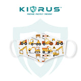 Atlanta X Kivrus 3 Layer Reusable Kids Face Mask | Swivel Crane