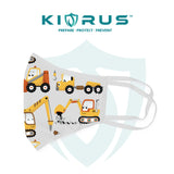 Atlanta X Kivrus 3 Layer Reusable Kids Face Mask | Swivel Crane