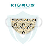 Atlanta X Kivrus 3 Layer Reusable Kids Face Mask | Flippy Penguin