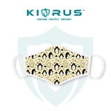 Atlanta X Kivrus 3 Layer Reusable Kids Face Mask | Flippy Penguin