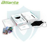 Atlanta X Kivrus 4 Layer Reusable Face Mask (Black)