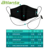 Atlanta X Kivrus 4 Layer Reusable Face Mask (Brush Pink)